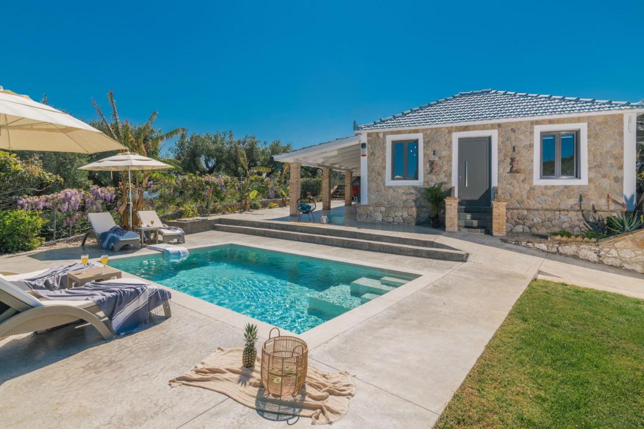 Binios Villa - Private Pool, Walking Distance From The Beach Vasilikí Екстериор снимка
